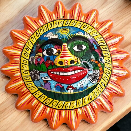 sol de barro pintado