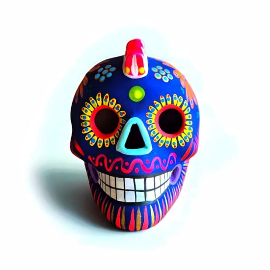 Calaveras de barro para Día de Muertos