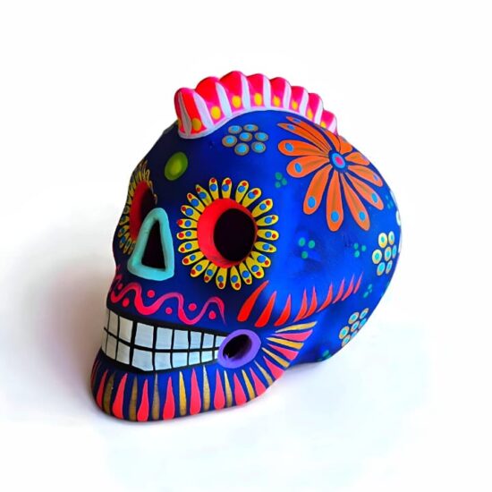 Calaveras de barro para Día de Muertos