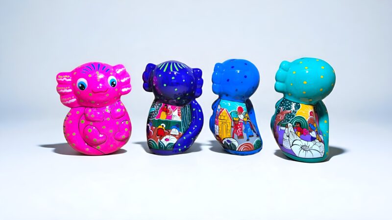 Ajolotes de barro mayoreo