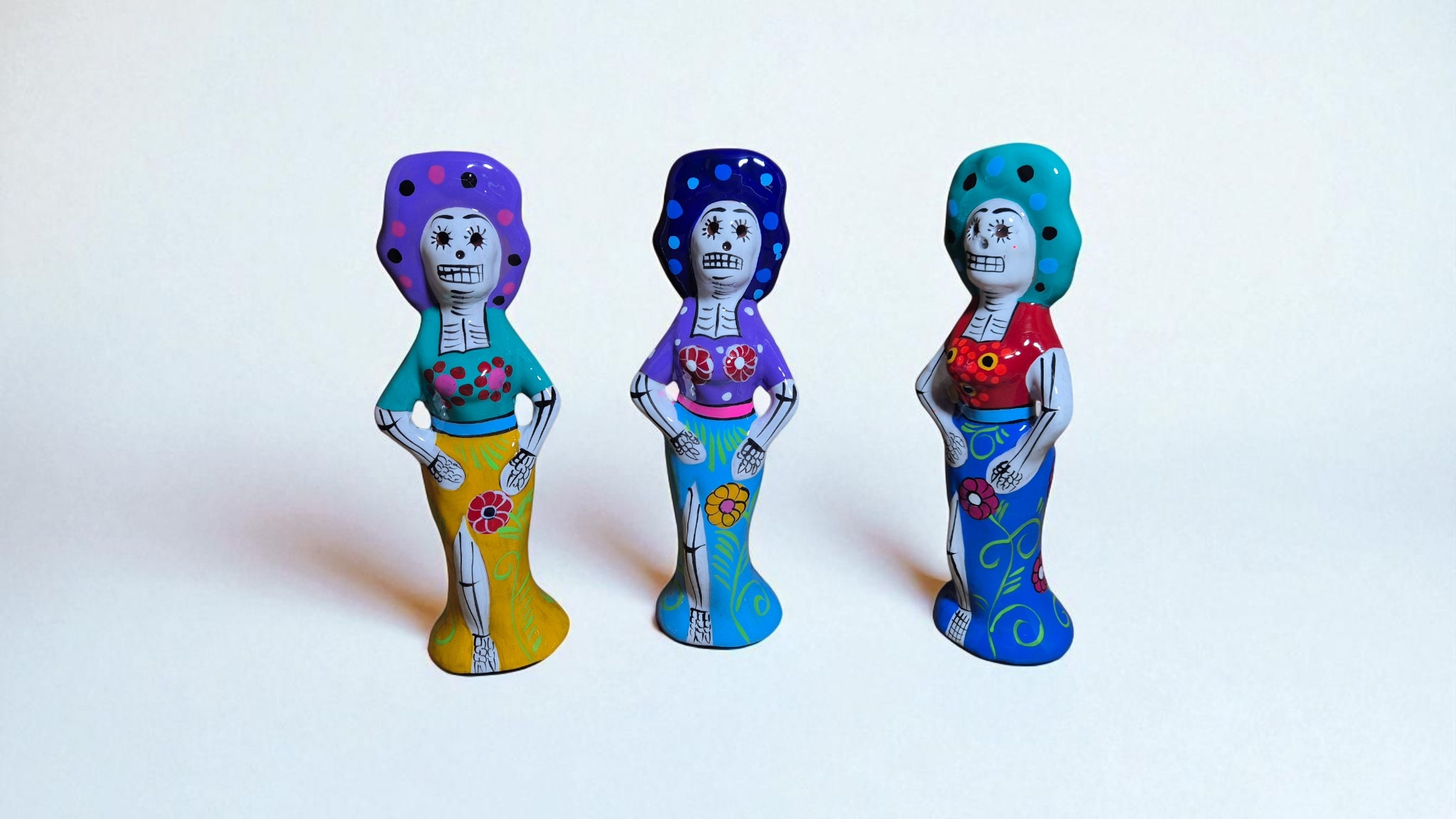Catrinas de barro para el Día de los Muertos Catrinas de barro para el Día de los Muertos