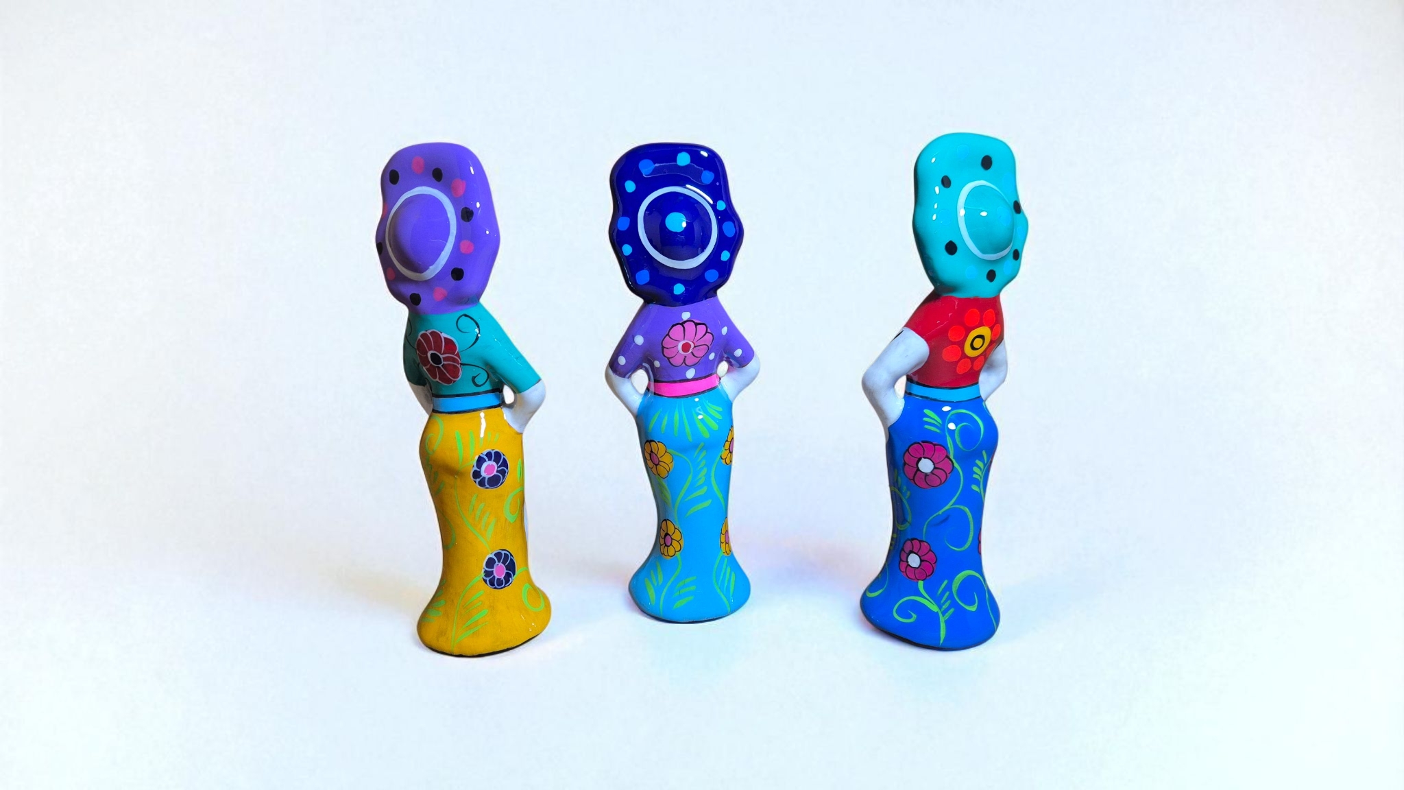 Catrinas de barro para el Día de los Muertos Catrinas de barro para el Día de los Muertos