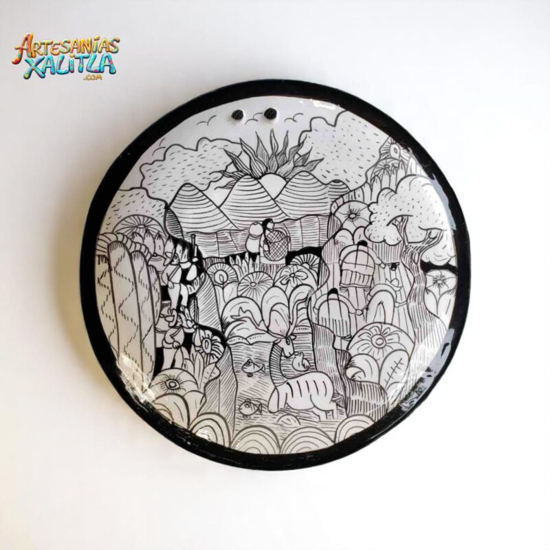 platos pintados a mano