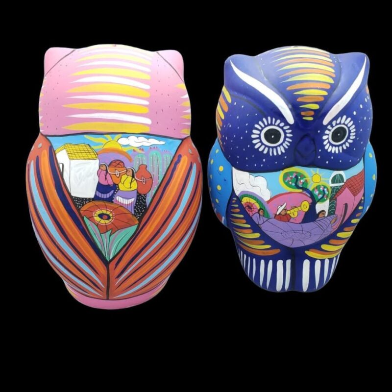 Mexican owl piggy banks