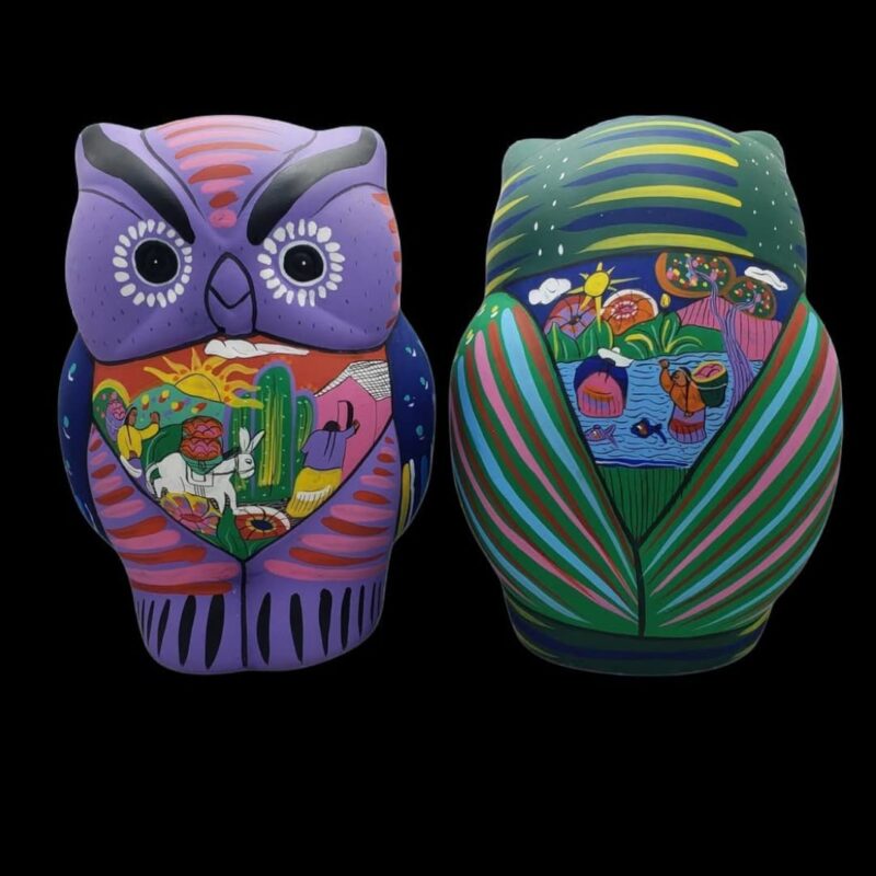 Mexican owl piggy banks