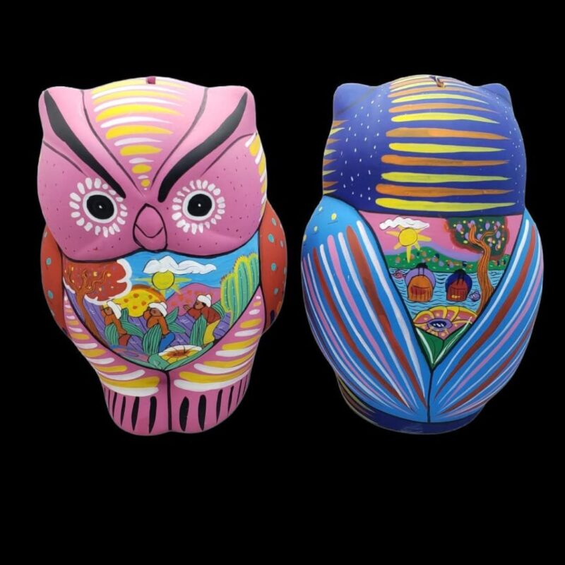Mexican owl piggy banks