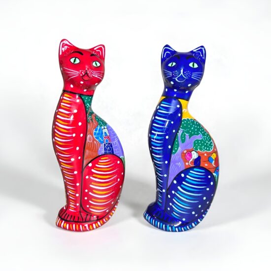 Alcancias de gato pintadas