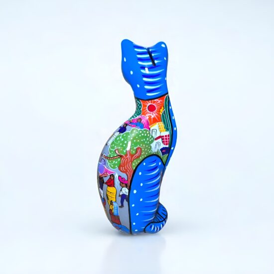 Alcancias de gato pintadas