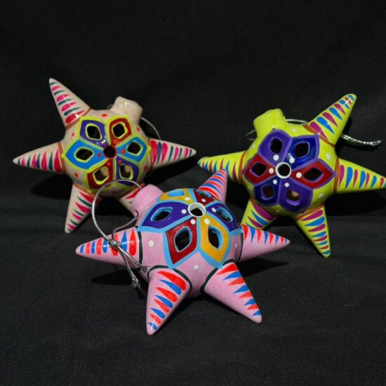 Esferas navideñas pintadas a mano