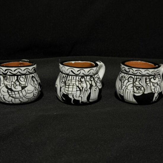 Caballitos de tequila de barro al por mayor | Artesanías Xalitla